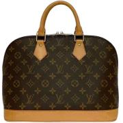 Pre-owned Canvas louis-vuitton-bags Louis Vuitton Vintage , Brown , Da...