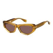 Yellow/Brown Sunglasses Marc Jacobs , Brown , Dames