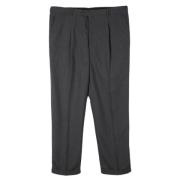 Pre-owned Wool bottoms Armani Pre-owned , Gray , Heren