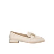 Vierkante Neus Leren Loafer Alma EN Pena , White , Dames