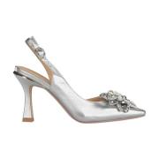 Versierde hakken met strass detail Alma EN Pena , Gray , Dames