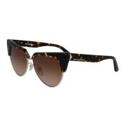 Stijlvolle Zonnebril Bruin Havana Goud Karl Lagerfeld , Brown , Dames