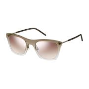 Stijlvolle zonnebril met bruine spiegellens Marc Jacobs , Beige , Unis...