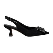 Vierkante Broche Hak Schoen Alma EN Pena , Black , Dames