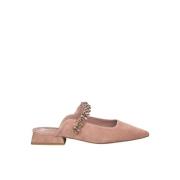 Rhinestone Strap Mules Alma EN Pena , Pink , Dames