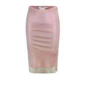 Roze Jersey Rok Sportmax , Pink , Dames