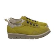 Gele Mesh Slip On Sneakers Panchic , Yellow , Dames