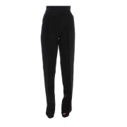 Zwarte Gestreepte Wijde Broek Ermanno Scervino , Black , Dames