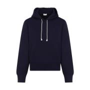 Cotton Hoodie Saint Laurent , Blue , Heren