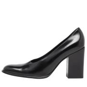 Pre-owned Leather heels Gucci Vintage , Black , Dames