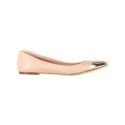 Pre-owned Leather flats Dior Vintage , Beige , Dames