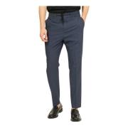 Blauwe trekkoord broek Hugo Boss , Blue , Heren