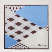 Kleur Blok Vierkante Sjaal, Ebony & White Mulberry , Multicolor , Unis...