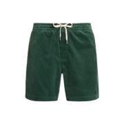 Corduroy Shorts met Logo Borduursel Polo Ralph Lauren , Green , Heren