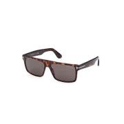 Philippe-02-52A Zonnebril Tom Ford , Brown , Heren