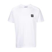 Witte T-shirts & Polos Ss24 Stone Island , White , Heren
