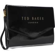 Zwarte Crinkie Clutch Ted Baker , Black , Dames