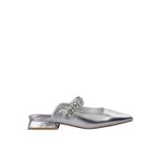 Platte Rhinestone Strap Schoen Alma EN Pena , Gray , Dames