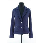 Pre-owned Viscose outerwear Tommy Hilfiger Pre-owned , Blue , Dames