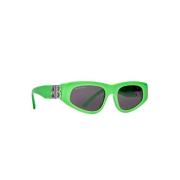 Dynasty D-Frame Zonnebril Balenciaga , Green , Dames