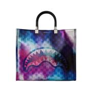 Kleurrijke Unisex Shopper Tas Sprayground , Multicolor , Dames