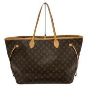 Pre-owned Canvas totes Louis Vuitton Vintage , Brown , Dames