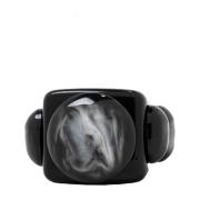 Vader Ring Dark Style LA Manso , Black , Dames