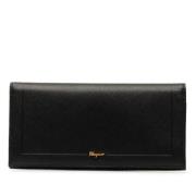 Pre-owned Leather wallets Salvatore Ferragamo Pre-owned , Black , Dame...