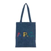 Denim Lou Shopper A.p.c. , Blue , Dames