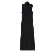 Griekse Godin Maxi Jurk Rodebjer , Black , Dames