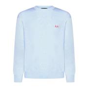 Stijlvolle U Pullover Sweatshirt in Blauw A.p.c. , Blue , Heren