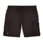 Cargo Shorts in 100% katoenen stof Gallo , Brown , Unisex