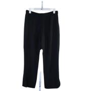 Pre-ownedPolyesterbottoms Prada Vintage , Black , Dames