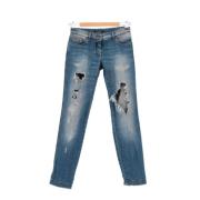 Pre-owned Cotton jeans Dolce & Gabbana Pre-owned , Blue , Dames