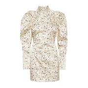 Witte Zand Kim Jurk Rotate Birger Christensen , White , Dames