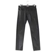 Pre-owned Cotton jeans Versace Pre-owned , Black , Dames