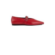 Rode Mary Jane Ballet Flats Vagabond Shoemakers , Red , Dames