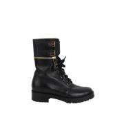 Pre-owned Leather boots Sergio Rossi Pre-owned , Black , Dames