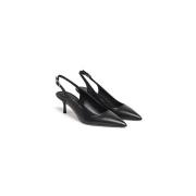 Zwarte hak sandalen Sergio Levantesi , Black , Dames