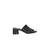 Pre-owned Leather heels Michael Kors Pre-owned , Brown , Dames