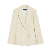 Beige Elegant Jas Veelzijdig Klassiek Max Mara Weekend , Beige , Dames