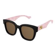 Vierkante zonnebril Trendy Urban Style Gucci , Pink , Unisex