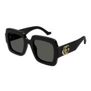 Vierkante zonnebril - Urban Trendsetter Gucci , Black , Unisex