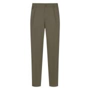 Heren Chino Broek Groen Stretch Drykorn , Green , Heren