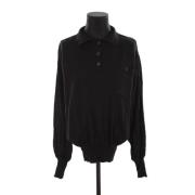 Pre-owned Wool tops Yves Saint Laurent Vintage , Black , Dames