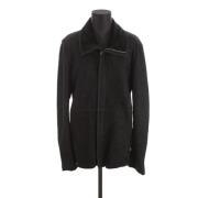 Pre-owned Leather outerwear Dior Vintage , Black , Dames