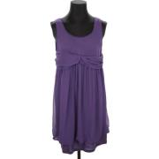 Pre-owned Polyester dresses Chloé Pre-owned , Purple , Dames