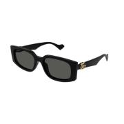 Zwart Grijs Zonnebril Gg1534S Gucci , Black , Heren