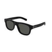 Zwart Grijs Zonnebril Gg1509S 001 Gucci , Black , Heren