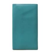 Pre-owned Leather wallets Hermès Vintage , Blue , Dames